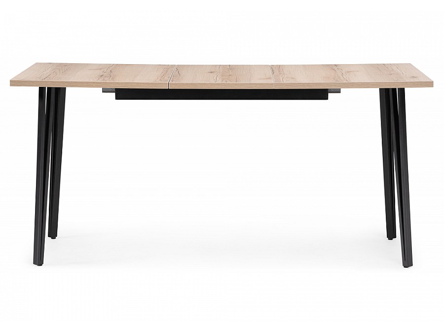 раскладной Денвер Лофт 120 25 мм дуб делано светлый / черный матовый