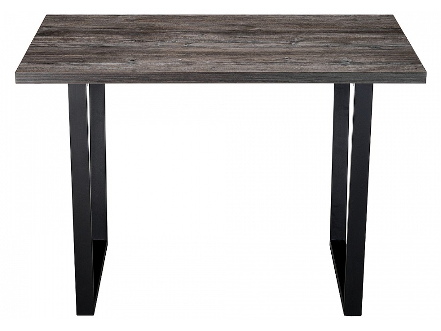 Стол деревянный Эльпатия 130х75х75 дуб рошелье / черный матовый