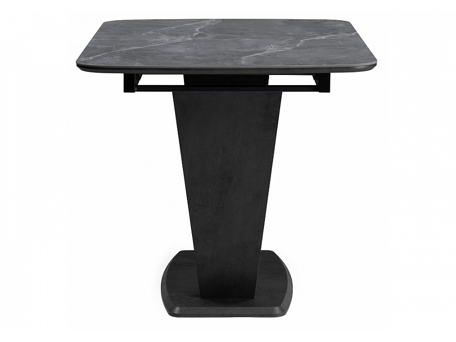 Керамический стол Петир 120(160)х80х75 larka grey / черный