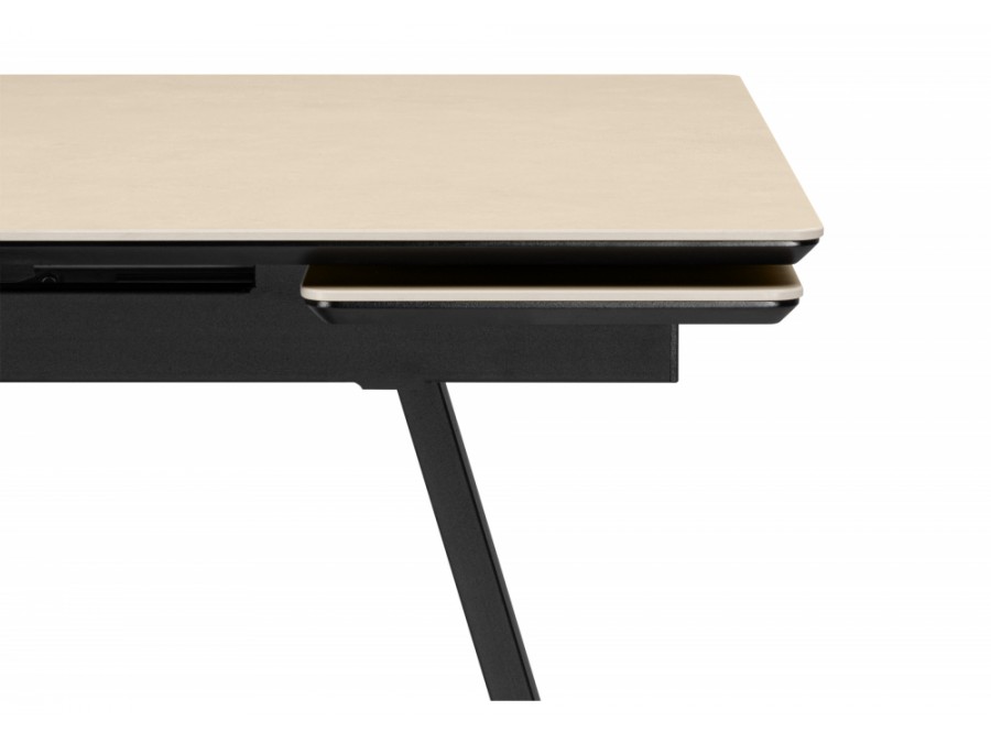 Памелла 120(180)х80 okara light yellow / черный