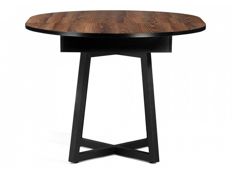 Стол деревянный Регна 100(130)х100х75 дерево / черный