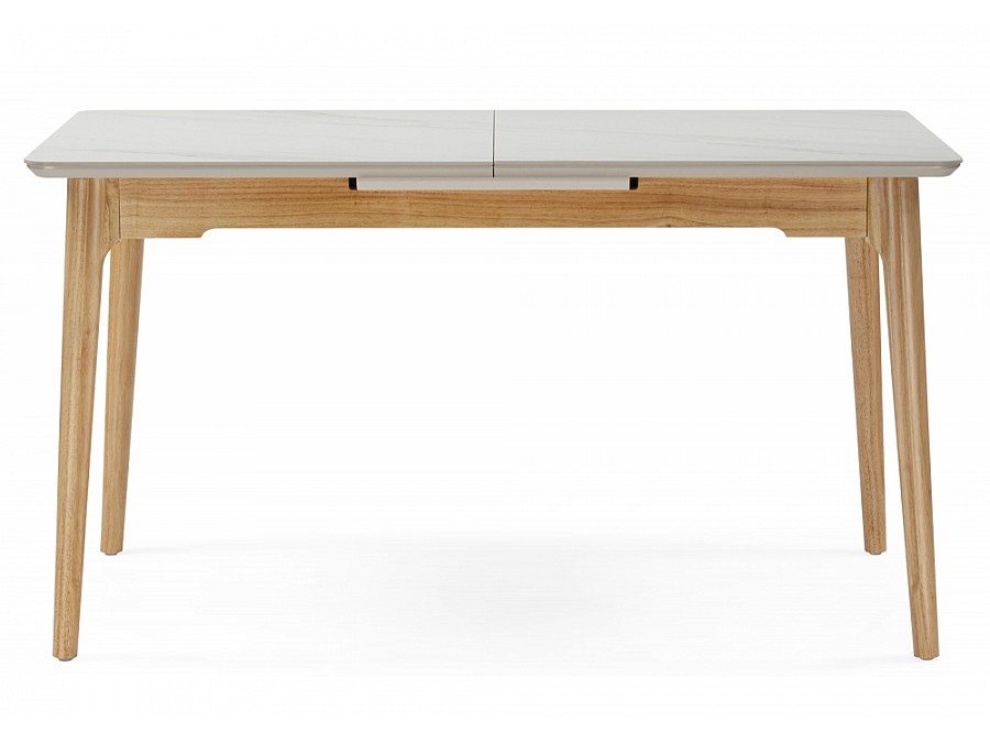 Halmar 140(180)x80 белый спеченный камень / светлое дерево