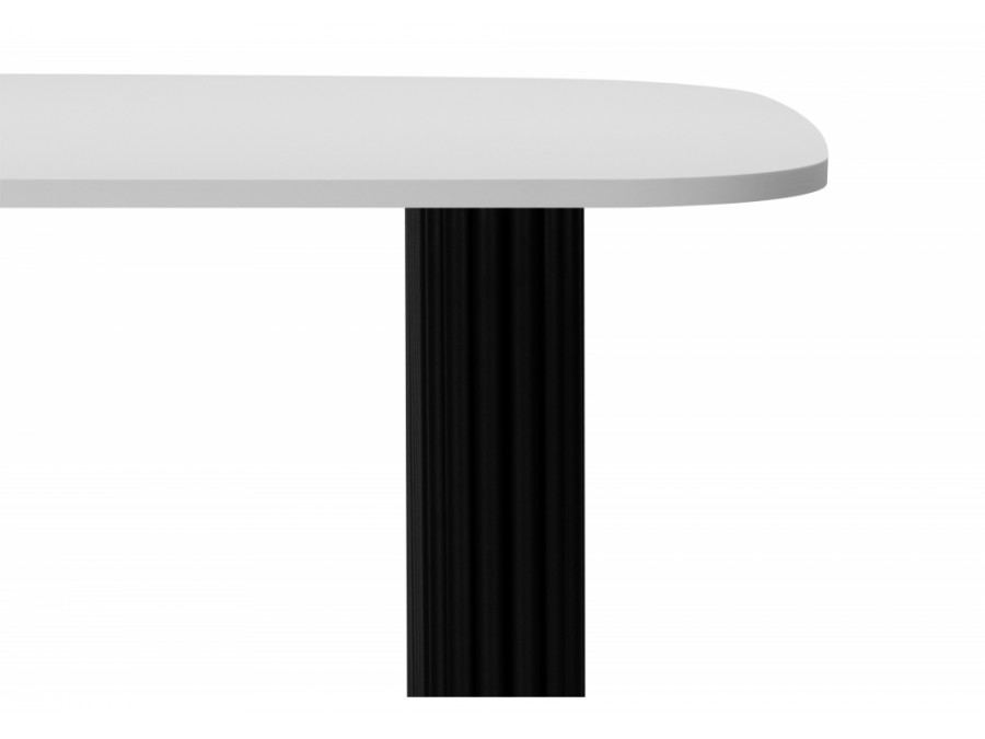 Бавария B 160 х 90 белая пленка шагрень / черный