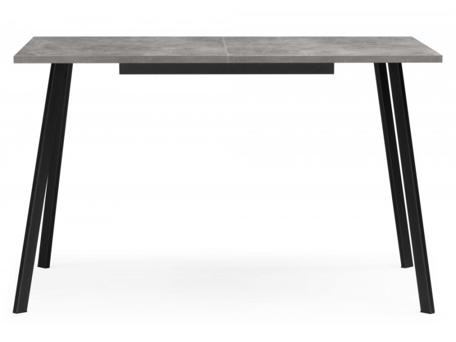 Кортни 117 (157) x 77 бетон светлый / черный матовый