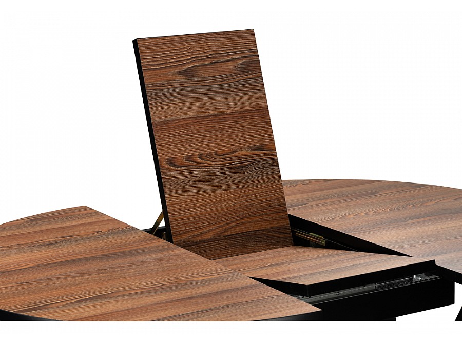 Стол деревянный Регна 100(130)х100х75 дерево / черный