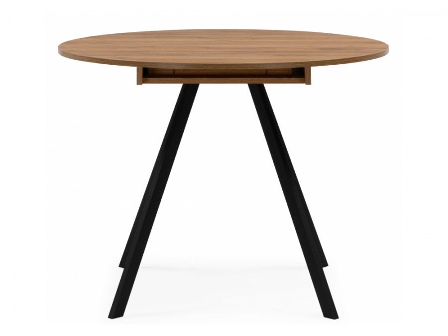 Курт 90 / 130 дуб крафт золотой / черный матовый