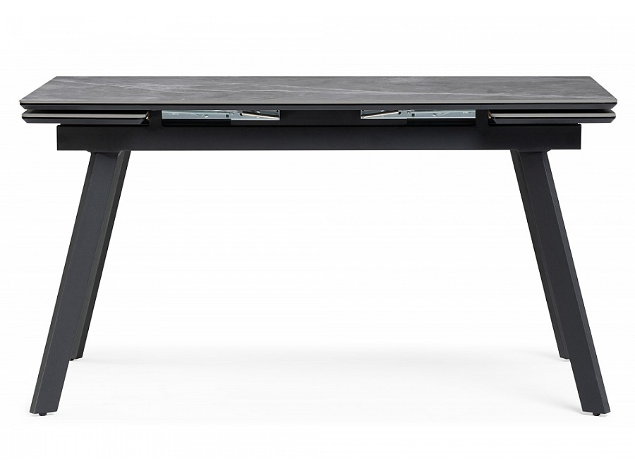 Норман 140(200)х80 серый мрамор larka grey / черный