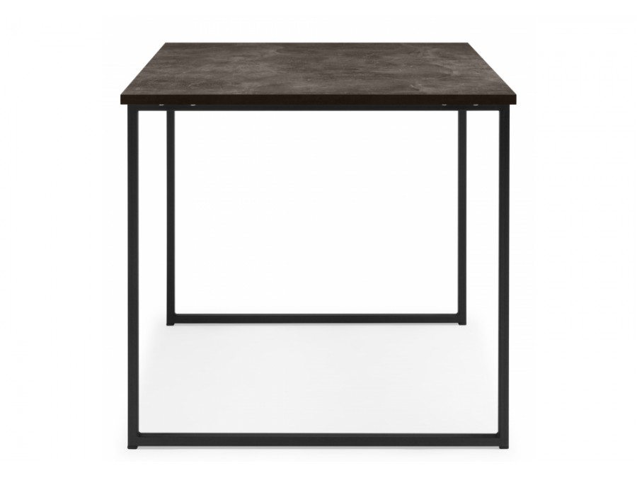 Лиман 117 х 77 бетон темный / черный матовый