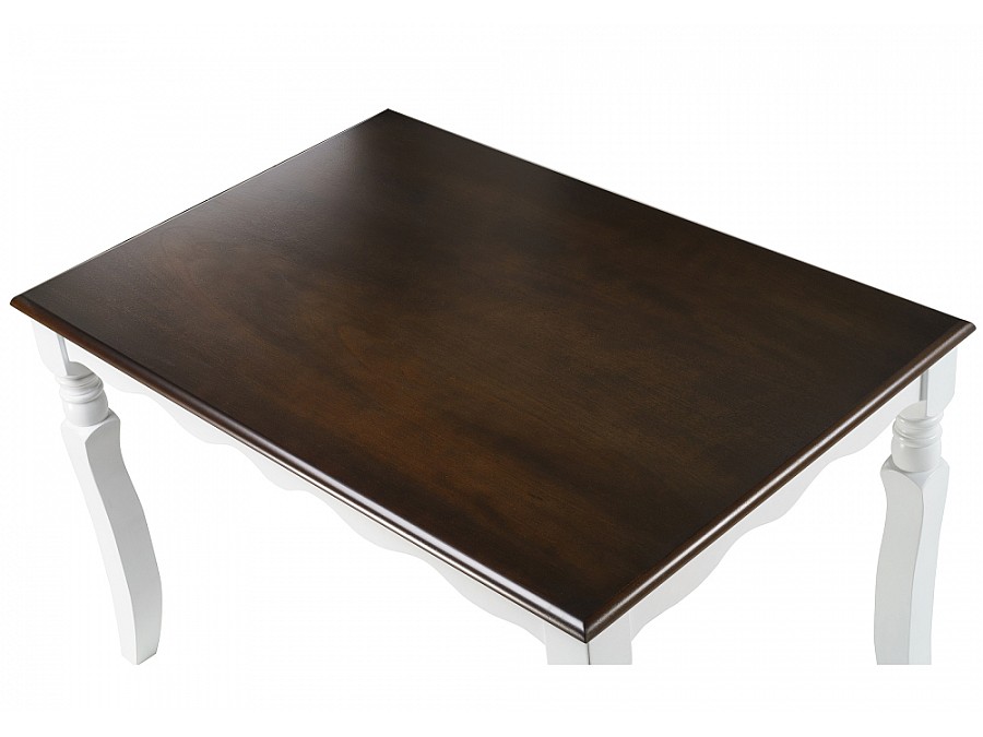 Стол деревянный Provance 120х80х74 white / oak