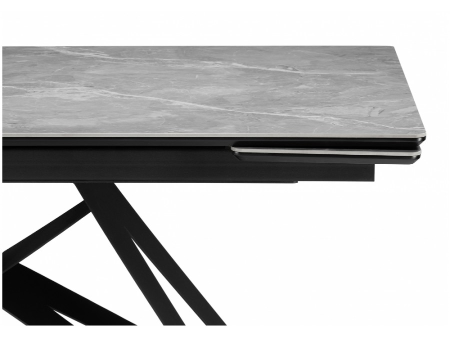 Блэкберн 140(200)х80 серый мрамор larka grey / черный