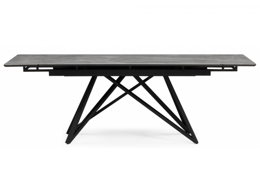 Вилсон 140(200)х80 серый мрамор larka grey / черный