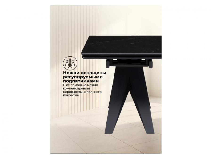 Блэкберн 140(200)х80 черный мрамор shakespeare black / черный