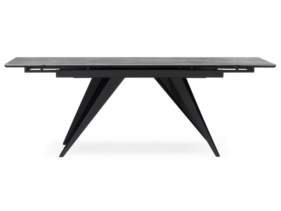 Дарвин 140(200)х80 серый мрамор larka grey / черный