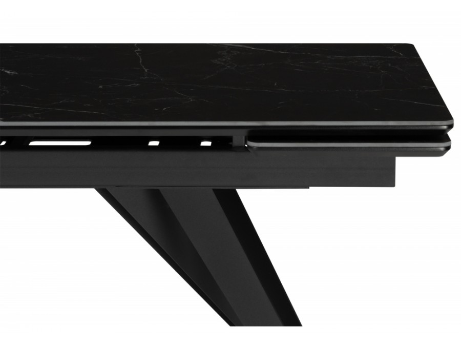 Дарвин 160(220)х89 черный мрамор shakespeare black / черный