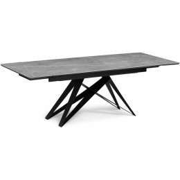 Блэкберн 140(200)х80 серый мрамор larka grey / черный