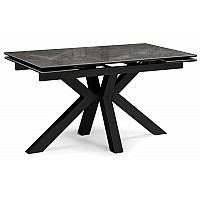 Керамический стол Бронхольм 140(200)х80х77 baolai / черный