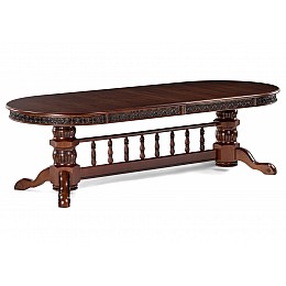 Стол деревянный Кассиль орех / коричневая патина