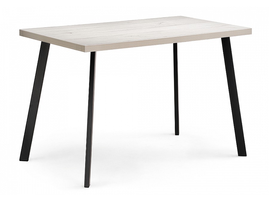 Стол деревянный Тринити Лофт 120х60х75 25 мм юта / матовый черный