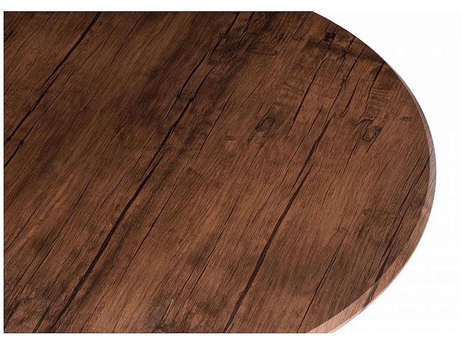 Стол деревянный Тулип 90х73 орех кантри / черный