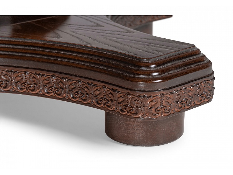 Стол деревянный Морнит 180(240)х100х76 орех темный / орех