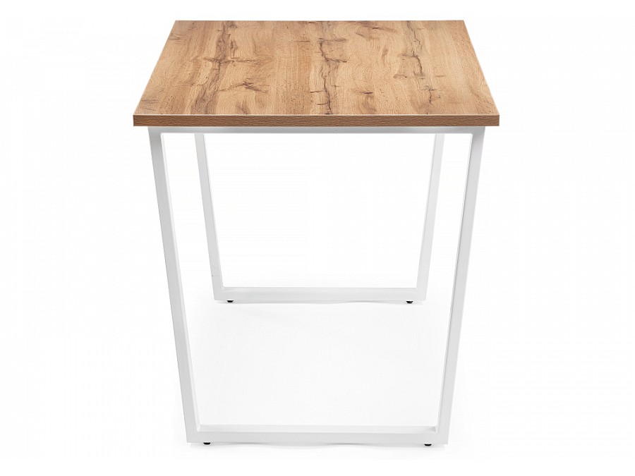 Стол деревянный Лота Лофт 140х80х75 25 мм дуб вотан / белый матовый