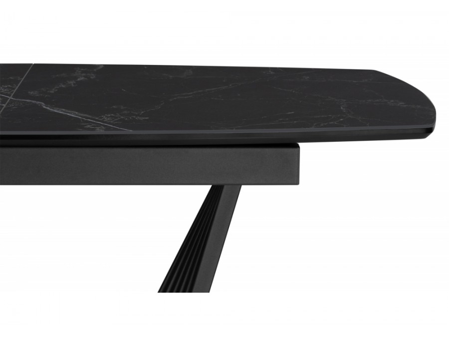 Вейл 160(205)х89 черный мрамор shakespeare black / черный