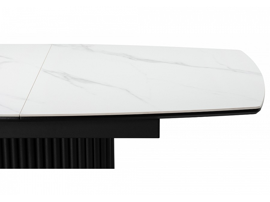Фестер 140(180)х80 белый мрамор snow white / черный