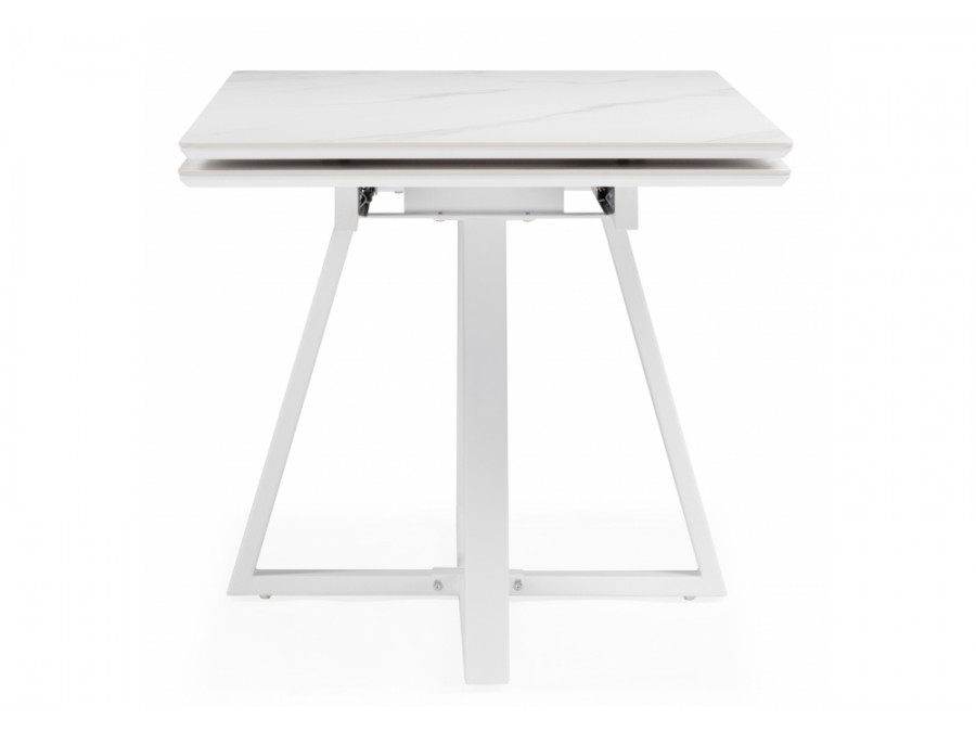 Памелла 140 (200) х 80 белый мрамор alpin white / snow white / белый