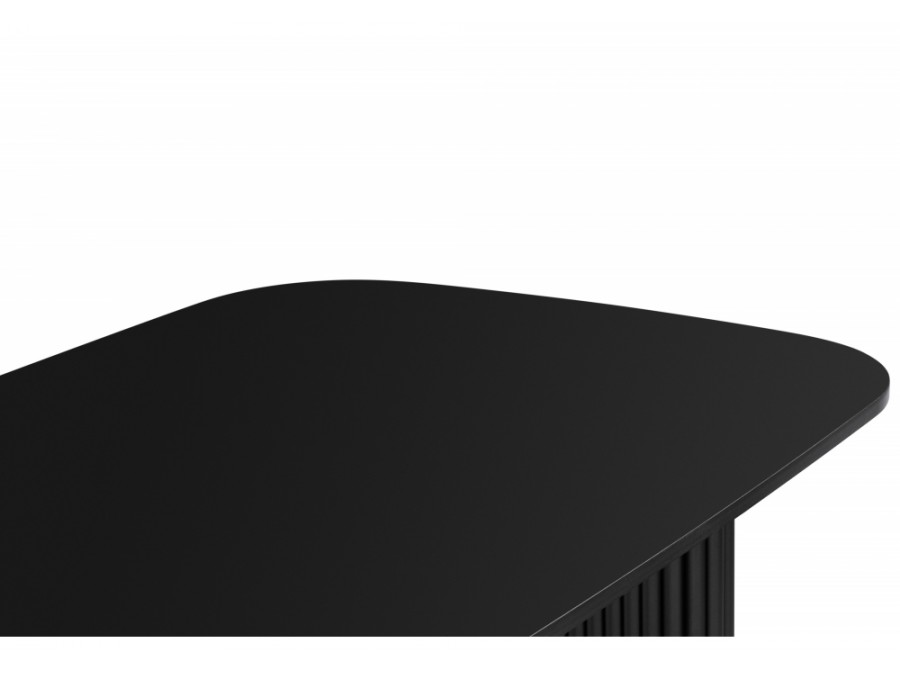 Бавария B 160 х 90 черная пленка шагрень / черный