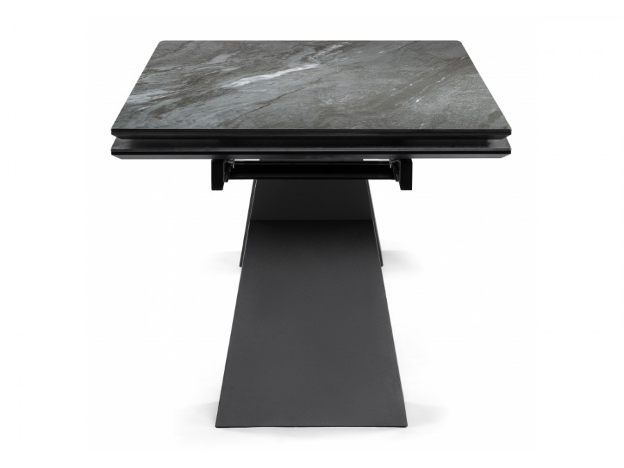 Керамический стол Денхольм 240(300)х100х75 mosco nero matt / черный