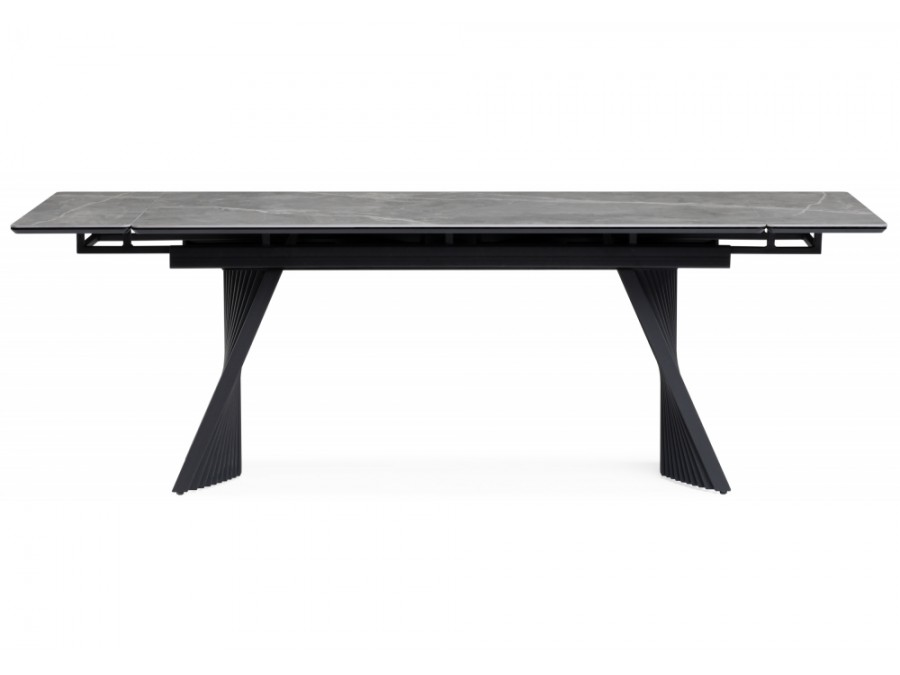 Вейв 160(220)х89 larka grey / черный