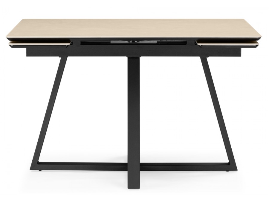 Памелла 120(180)х80 okara light yellow / черный