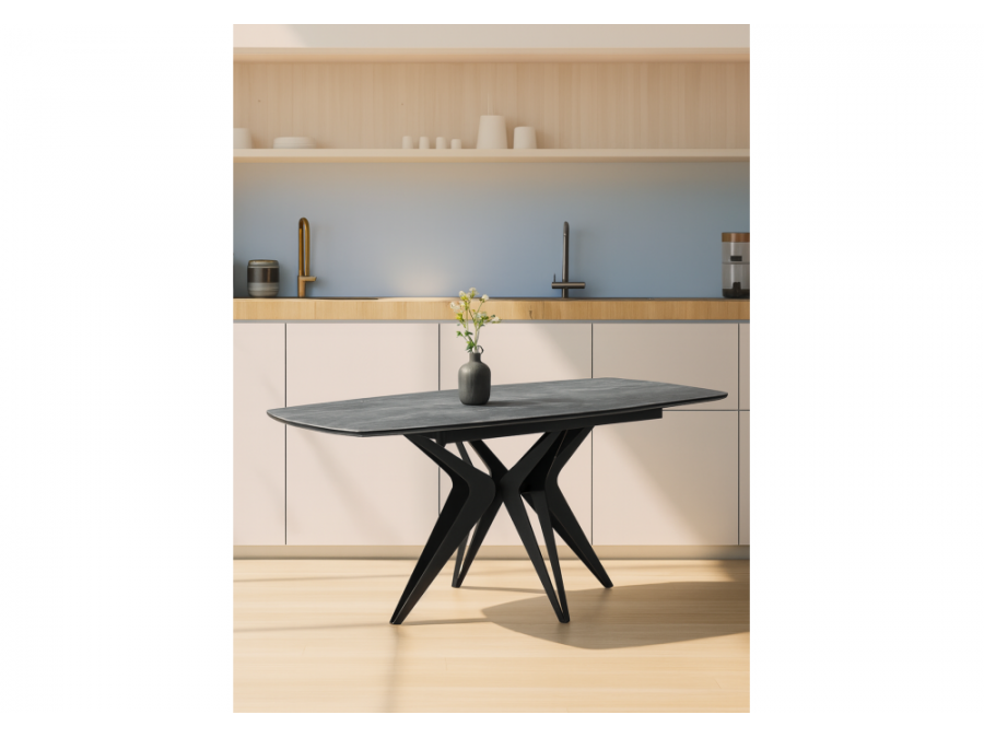 Риполь 160(205)х89 larka grey / черный