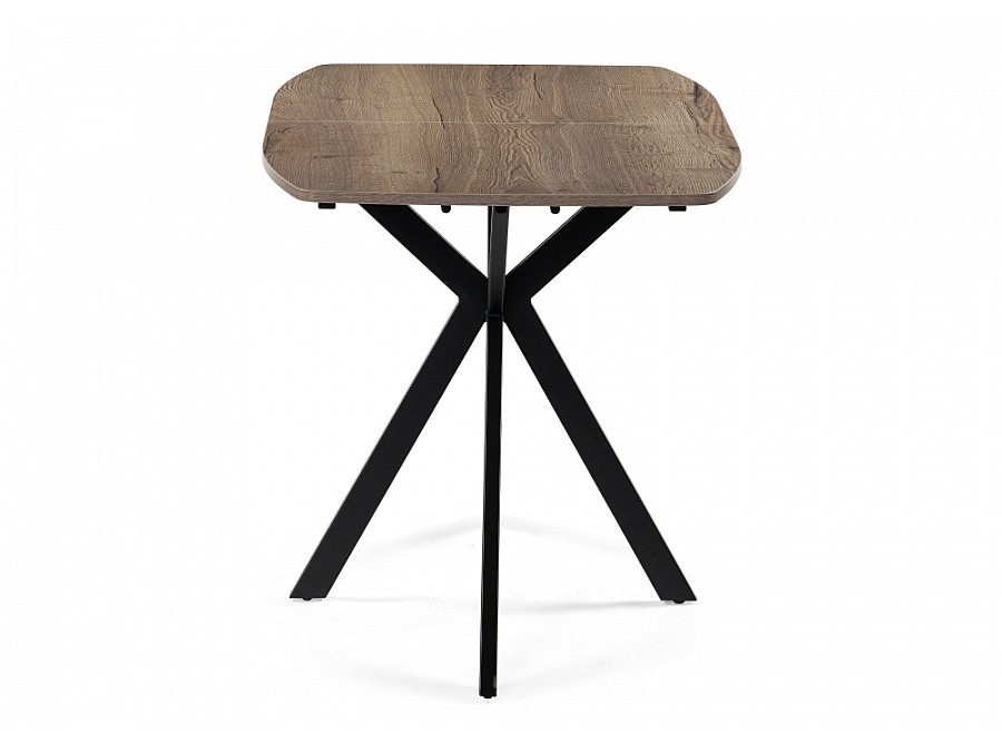 Стол деревянный Тамаса 120(150)х70х76 дуб галифакс табак / черный