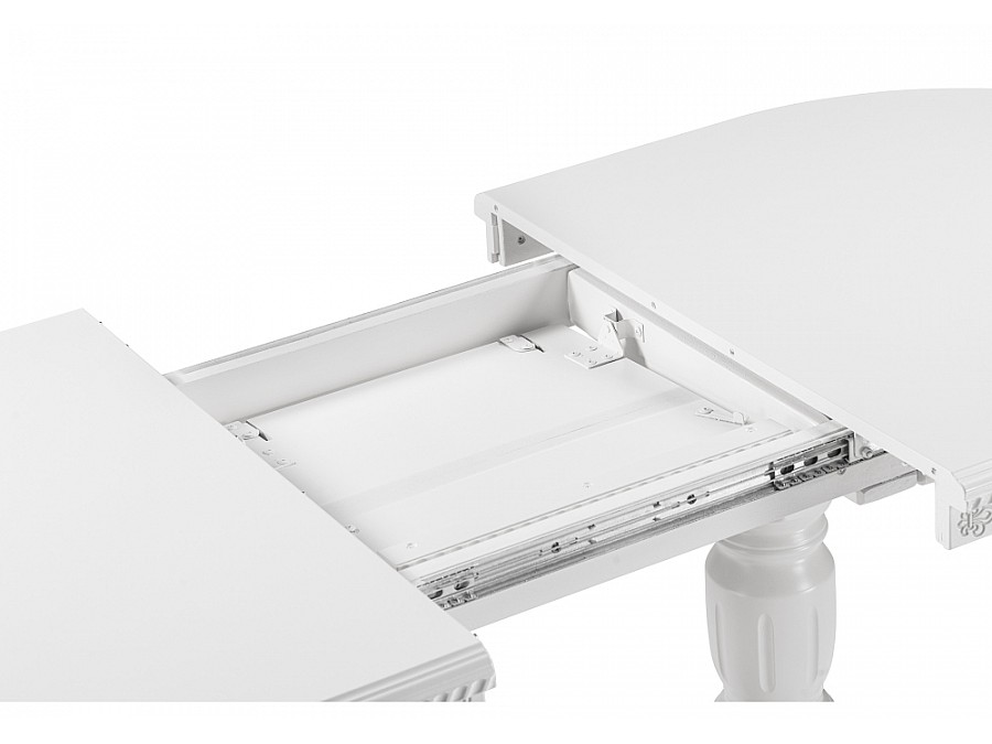 Стол деревянный Эритрин 140(180)х80х77 белый / белый