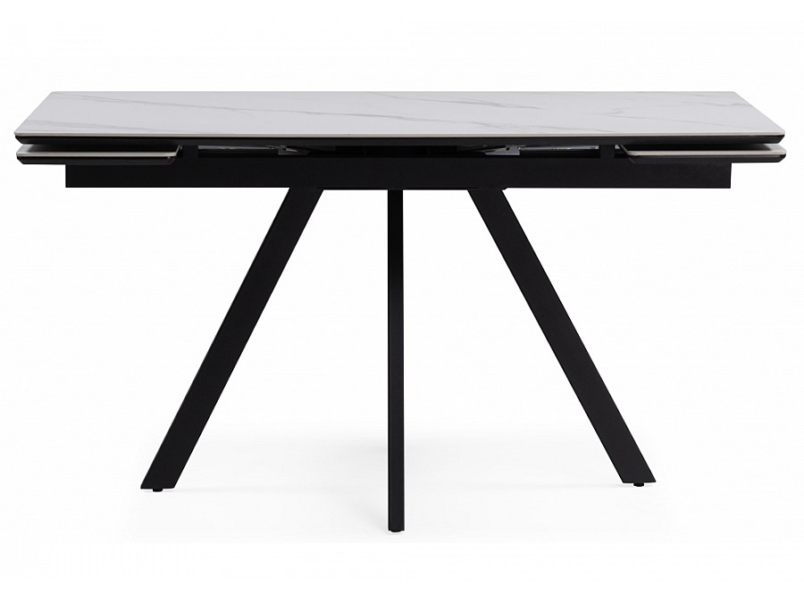 Вилли 140(200)х80 белый мрамор snow white / черный