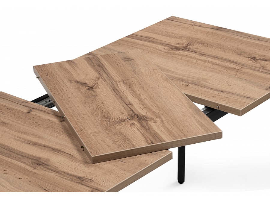 раскладной Денвер Лофт 120 25 мм дуб вотан / черный матовый