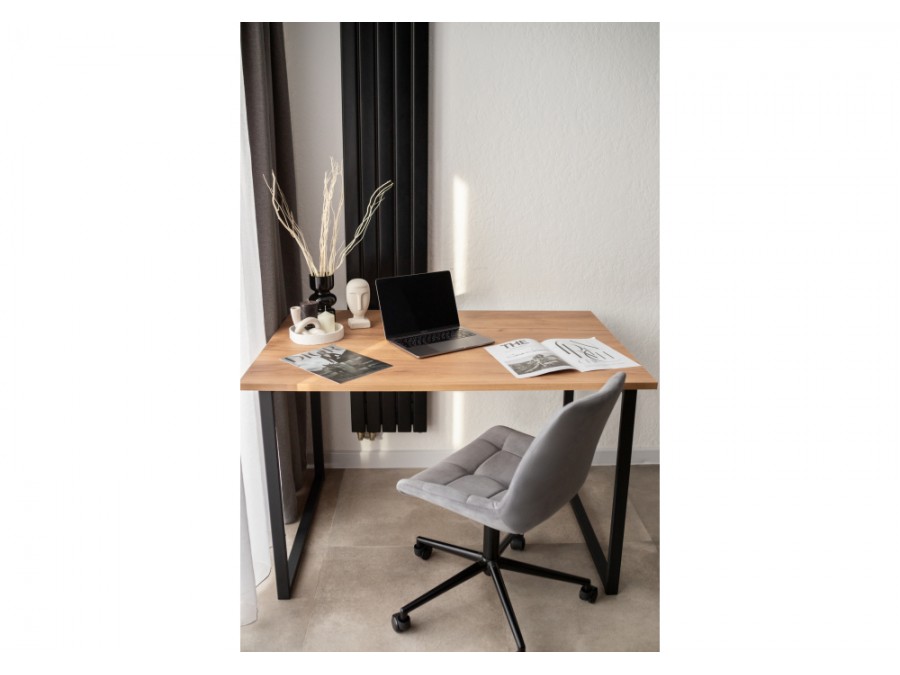 Лиман 117 х 77 дуб крафт золотой / черный матовый