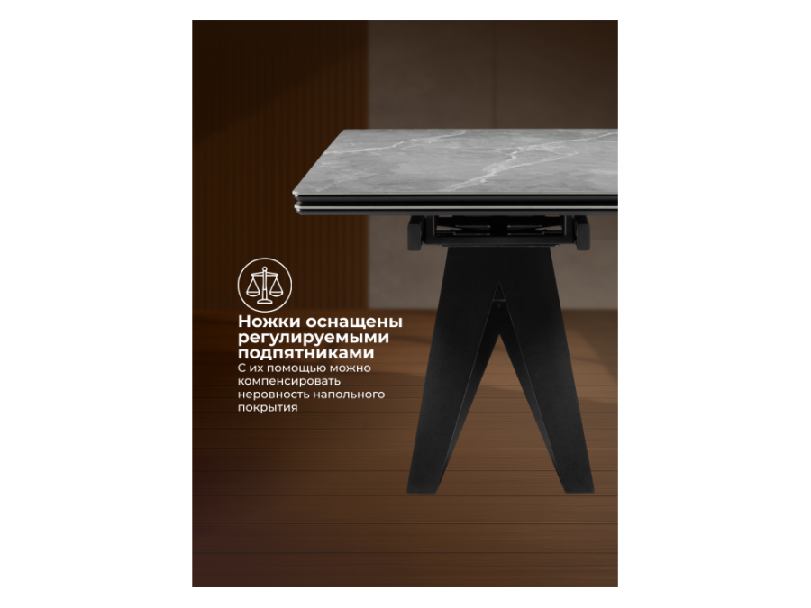 Блэкберн 140(200)х80 серый мрамор larka grey / черный