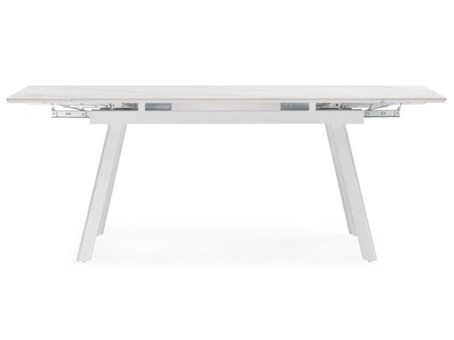 Норман 140 (200) х 80 белый мрамор alpin white / snow white / белый