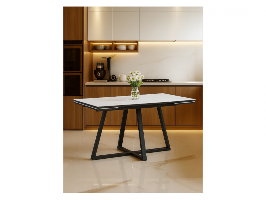 Памелла 120(180)х80 snow alpin / черный