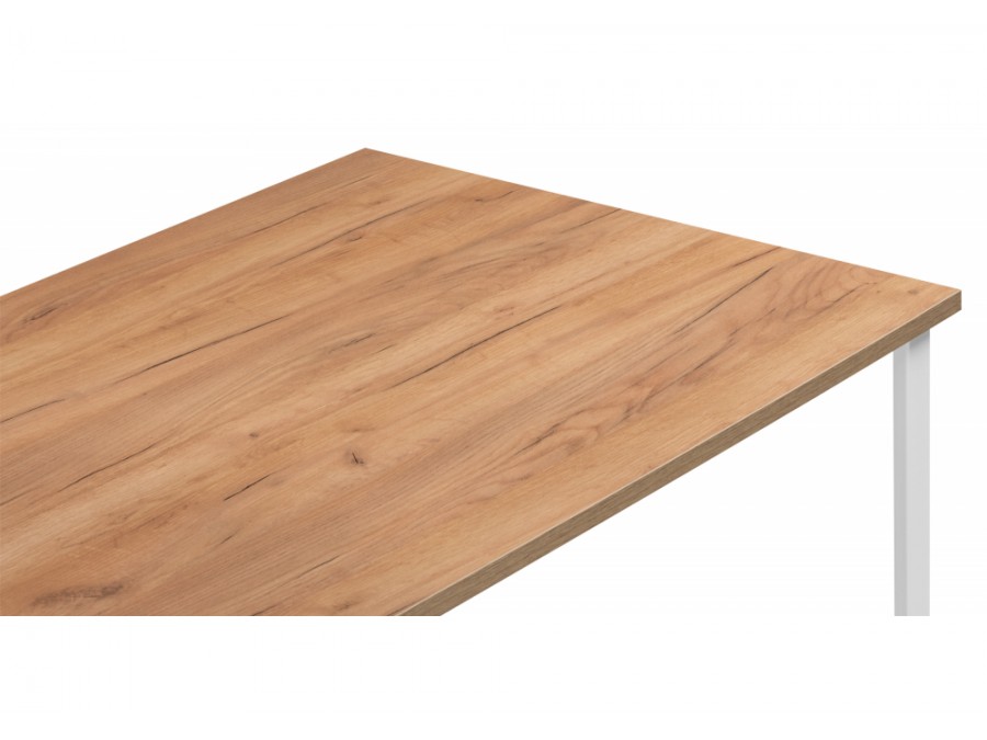 Лиман 140 x 80 дуб крафт золотой / белый матовый