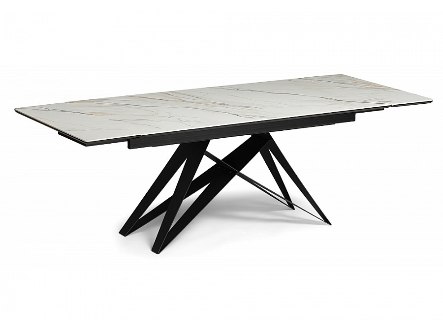 Блэкберн 160(220)х89 белый gilt white / черный