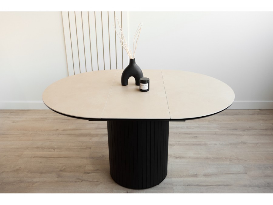 Лорен 100(140) okara light yellow / черный