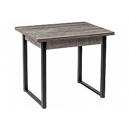 Стол деревянный Форли 90(150)х67х77 дуб рошелье / черный матовый