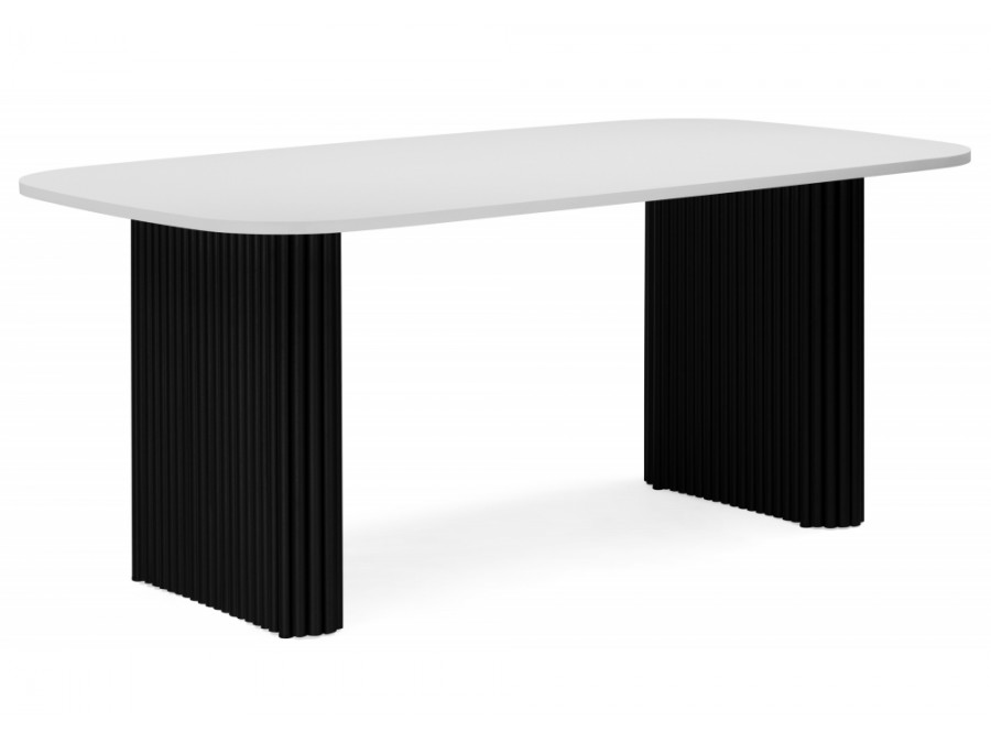 Бавария B 160 х 90 белая пленка шагрень / черный