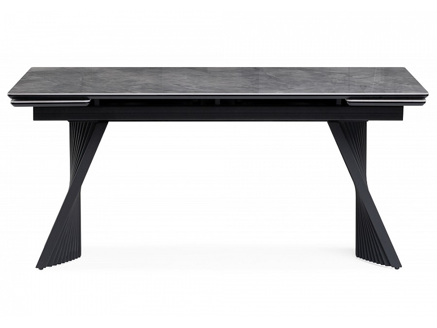 Вейв 160(220)х89х75 серый мрамор baolai / черный