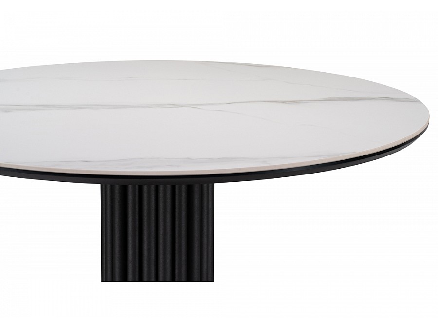 Кэмерон 90х90 белый мрамор snow white / черный