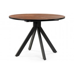 Стол деревянный Бетина 100(130)х100х75 дерево / черный