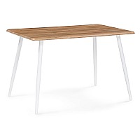 Стол деревянный Кангас 120х80х77 дуб вотан / белый